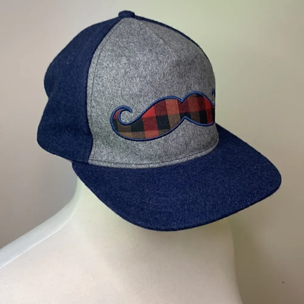 “On hold”. COPY - EUC Wool Blend Mustash Baseball Hat Cap
